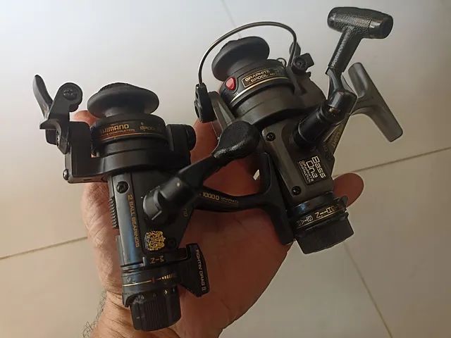 Molinetes Shimano Bass One e Black Magnum, - Foto 6