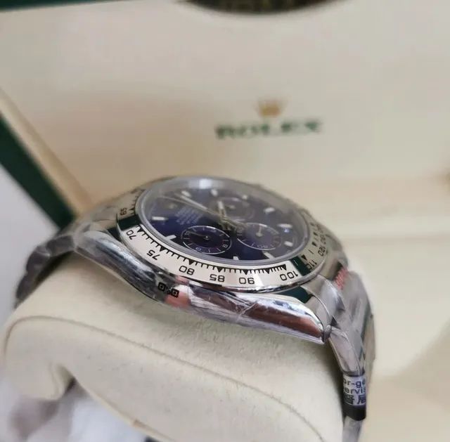 Relógio Rolex Daytona Platina Eta Linha Clone - Foto 3