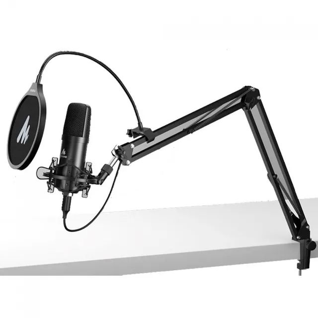 Microfone Profissional USB Maono AU-A04 com Suporte Braço Articulado - WZetta - Foto 2