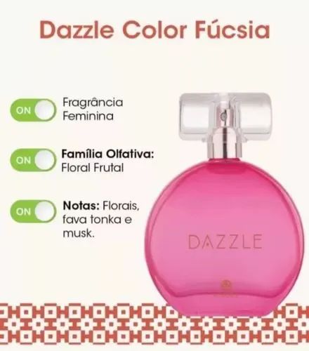 Perfume Dazzle Color Fucsia Hinode - Foto 3