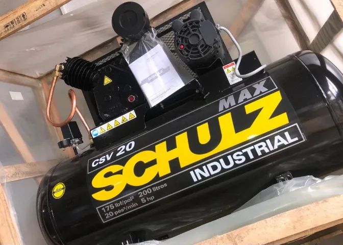 Compressor Schulz CSV20 MAX 20 pés 200 litros 5 hp monofásico 220V - Foto 4