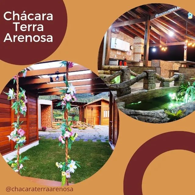 casa de campo principal e chalés alugamos junto ou separado - Foto 7