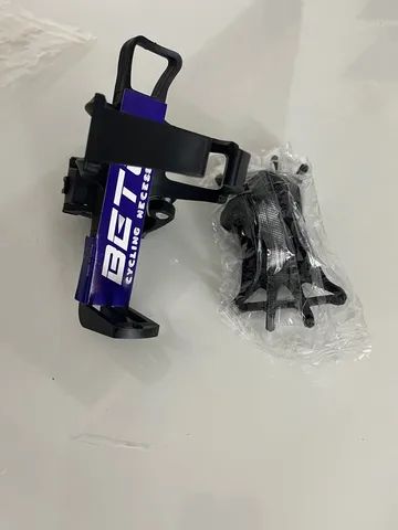 Kit de Suporte de Garrafa da agua e celular p/bike novo importado  preta robusto - Foto 5