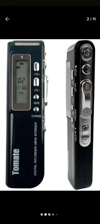 Gravador de Voz Digital MP3 - 8GB 