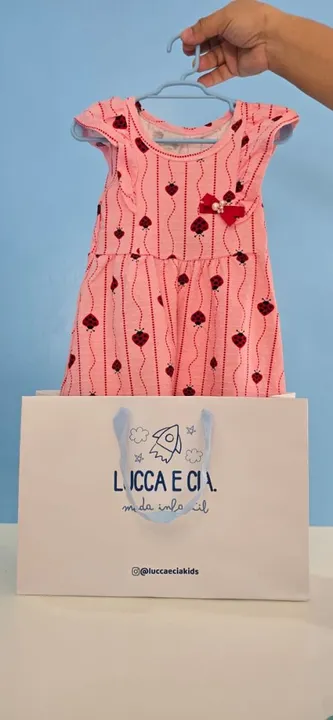 Vestido infantil Brandili - Novo