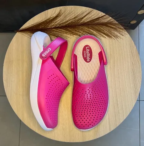 Crocs LiteRide Branco/ Pink