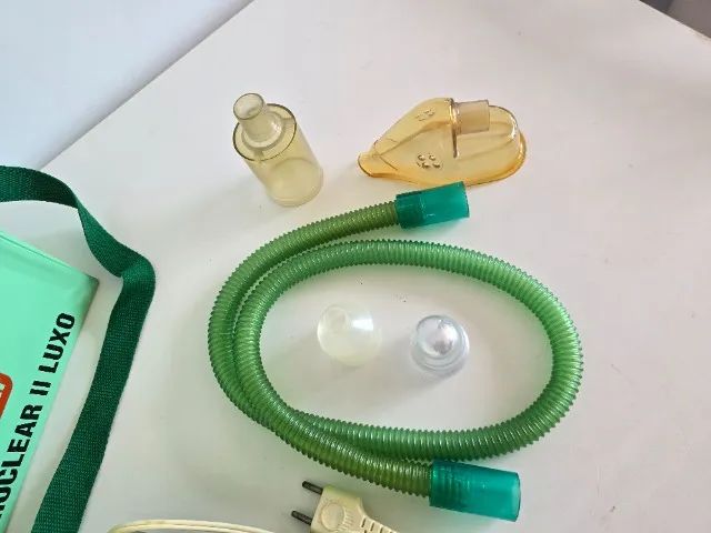 NEBULIZADOR/INALADOR - PULMOCLEAR II - LUXO ULTRASSÔNICO À QUARTZO - BIVOLT 110/220 V  - Foto 5