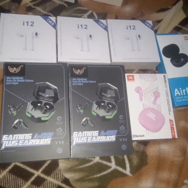 Fone game sem fio bluetooth interauricolar original  Altomex - Foto 4