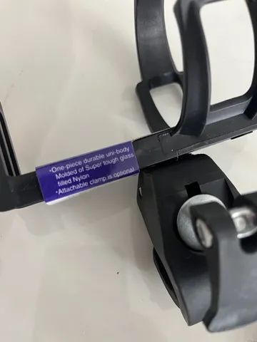 Kit de Suporte de Garrafa da agua e celular p/bike novo importado  preta robusto - Foto 3