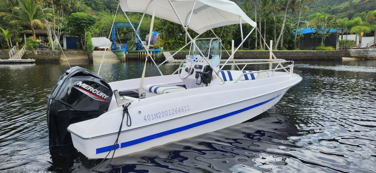 Lancha  - 17 pés - Motor 60hp 4 tempos - Foto 4