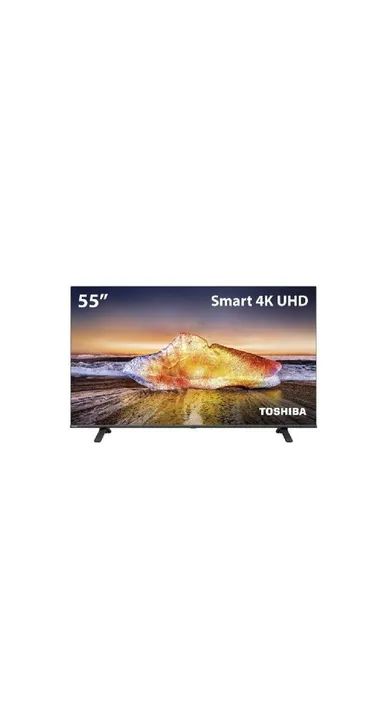 Nova Smart Tv 55 Polegada Toshiba (TB023M), Lacrada + NF (Até 12x)