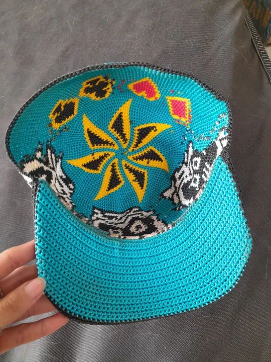 Boné de crochê  - Foto 3