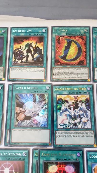 Deck/set Yugioh Original Hero - Foto 5