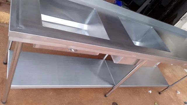 Mesas,pias, corrimão, guarda corpo, tendal para açougue,coifa e etc. - Foto 4
