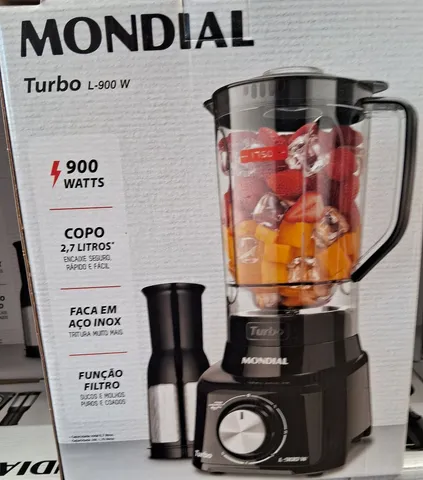 Liquidificador Mondial Turbo L-900 FB Copo