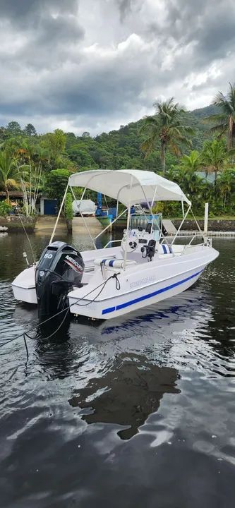 Lancha  - 17 pés - Motor 60hp 4 tempos - Foto 3