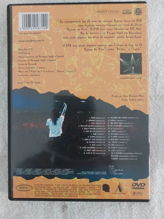 DVD Djavan - Foto 2