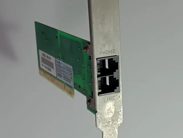 Placa de Fax Modem Antiga Para Computador Pc - Foto 5