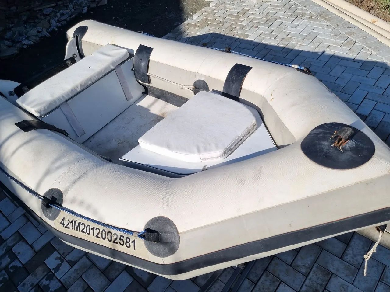 Inflável Nauta,fundo de fibra - Foto 4