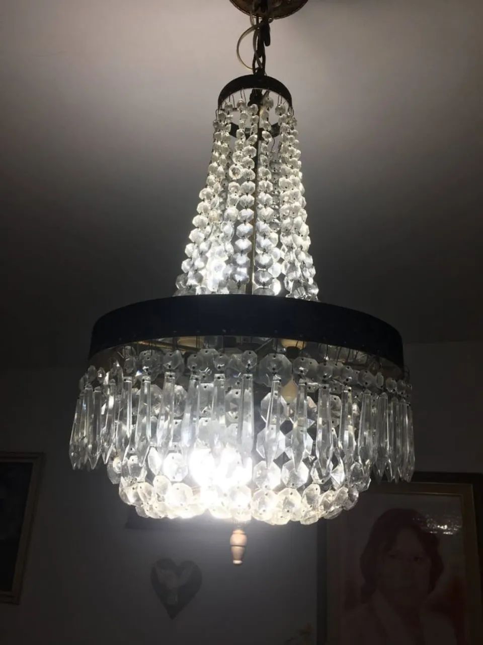 Lindo lustre de cristal - Foto 3