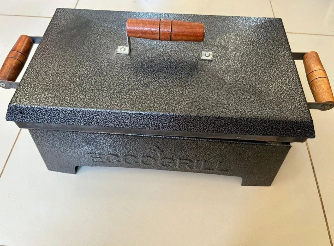 CHURRASQUEIRA ECCOGRILL COMPLETA A ÁLCOOL 