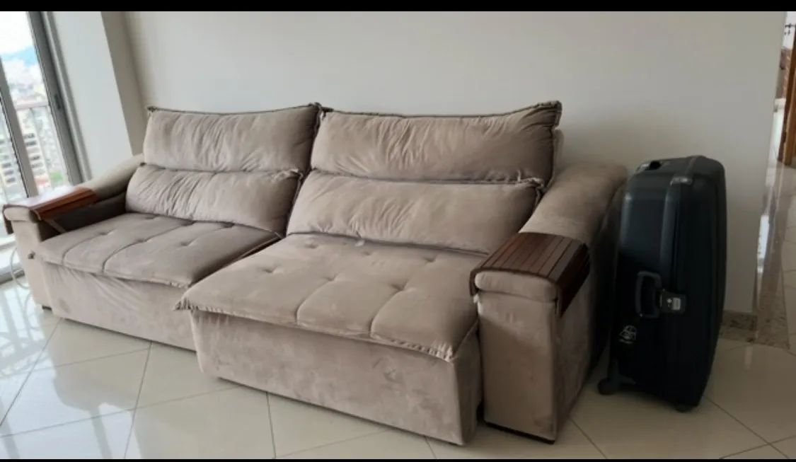 Vendo lindo sofá ARAMIS molas ensacadas pillow 20cm - Foto 2