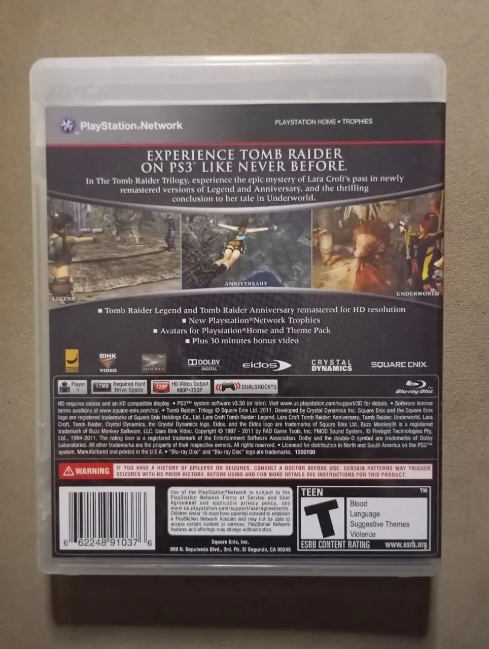Tomb Raider Trilogy - Ps3 - Foto 2