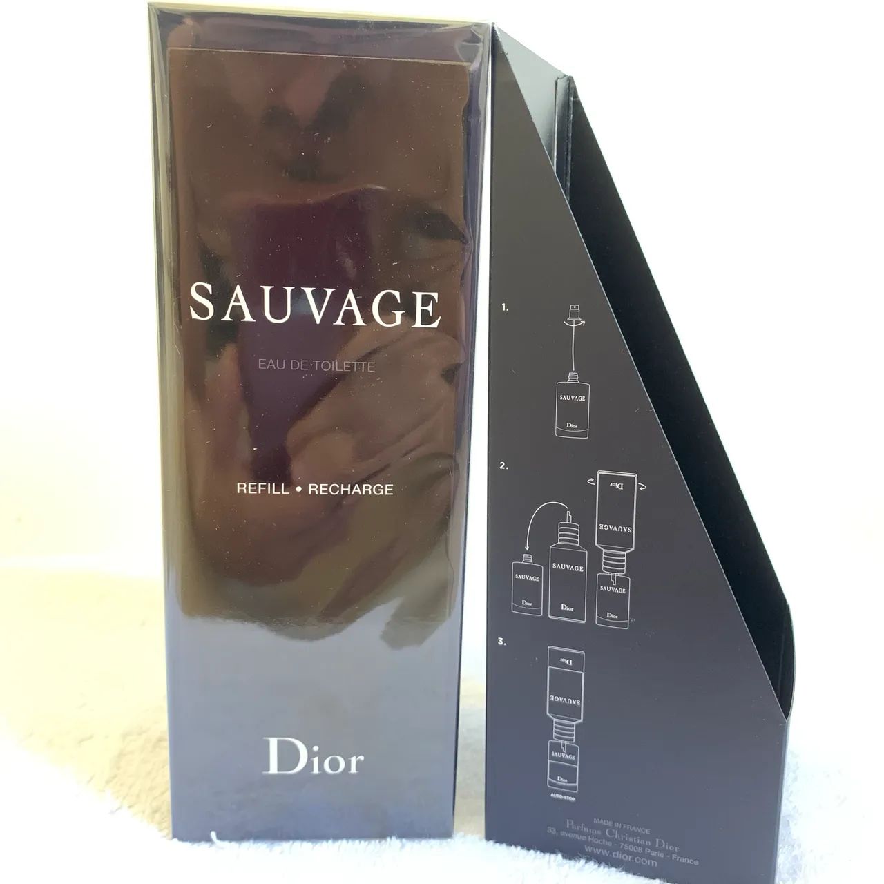 PROMOÇÃO! Perfume Sauvage Eau de Toilette 300ml REFIL - com Selo Adipec