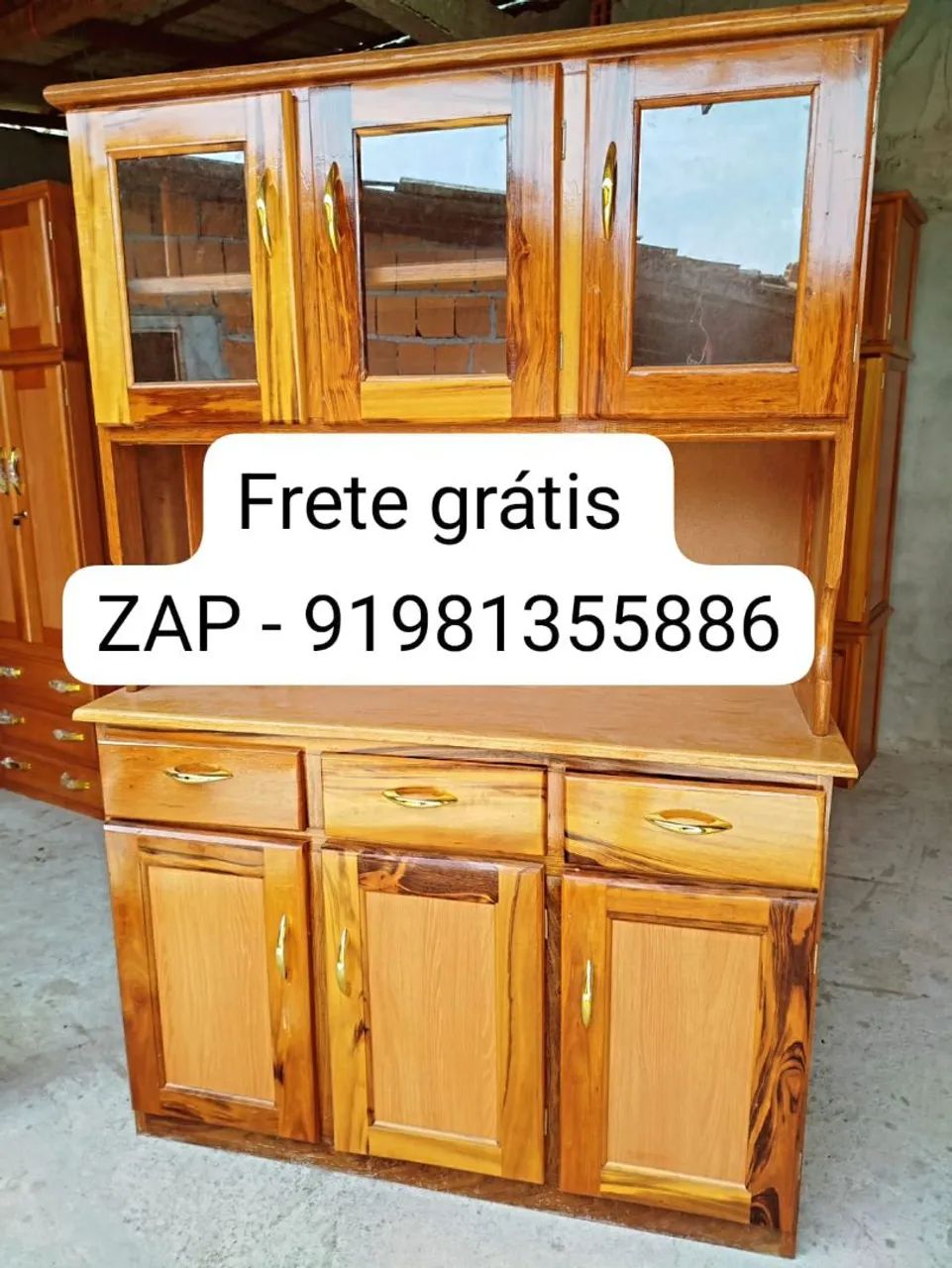 GUARDA LOUÇA DE 3 PORTAS NOVO!