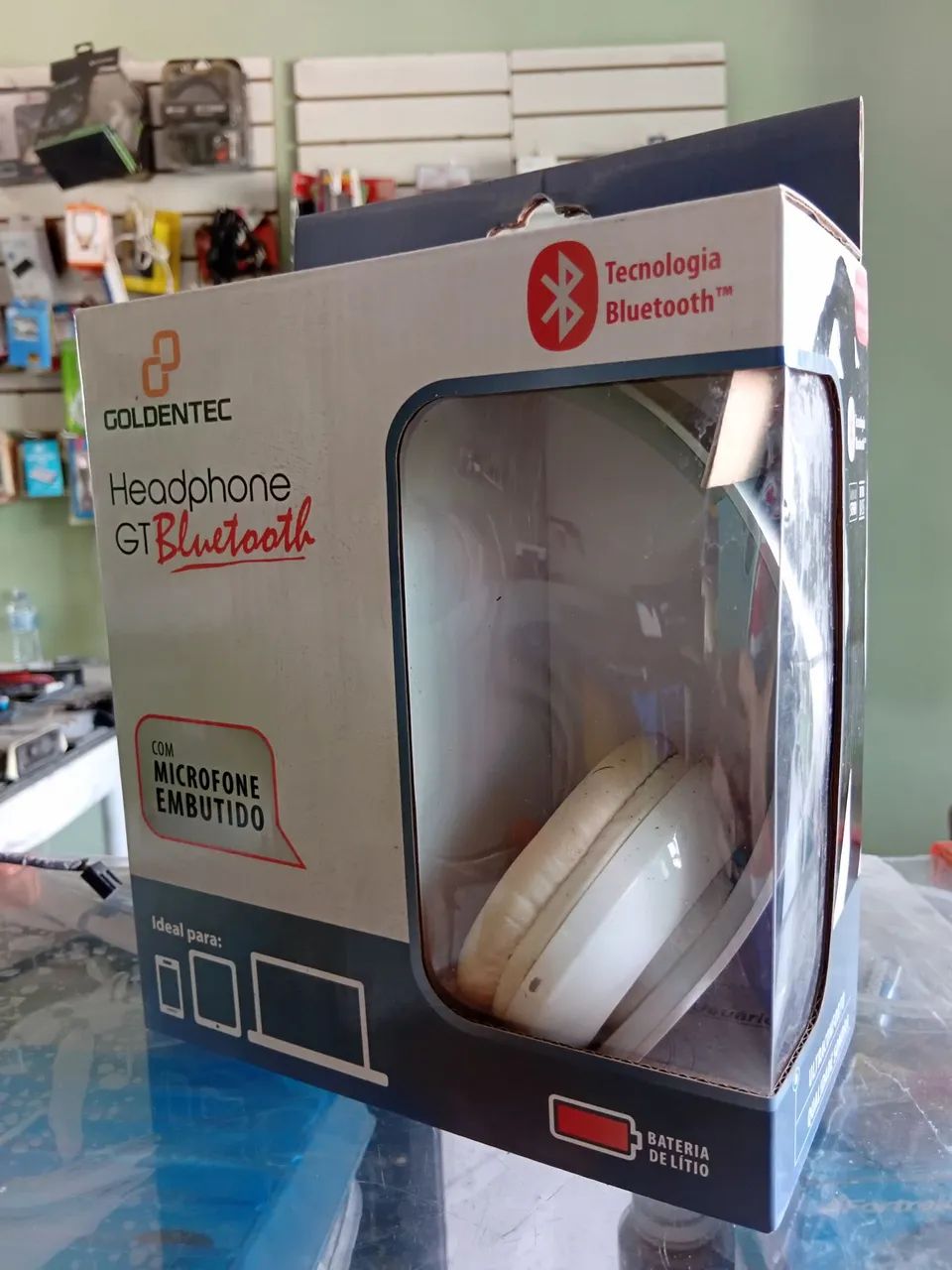 Fone de Ouvido Bluetooth Goldentec