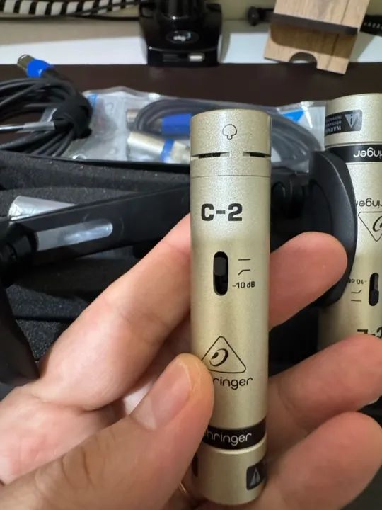 Microfone Behringer C-2 (Unidade) + Bag de Proteção + Cabo XLR