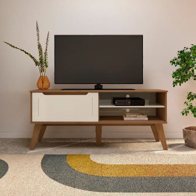 Rack Retrô para TV Novo até 60 Polegadas - Lotus