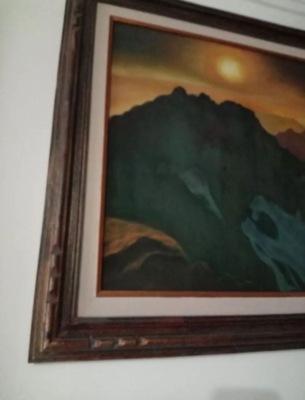 Quadro antigo oleo sobre tela - Foto 3