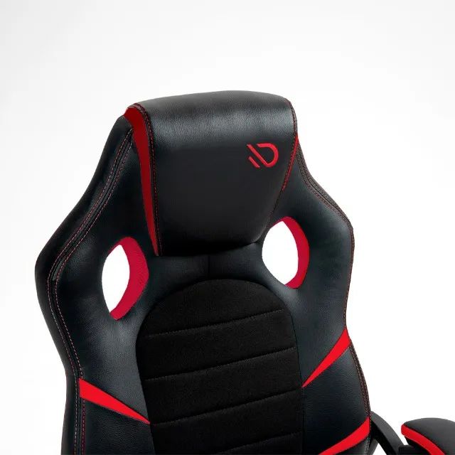 Cadeira Gamer Duex Infinite Boost Black/Red DX9002RD - WZetta - Foto 2