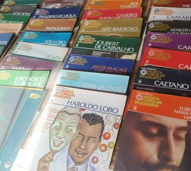 Lote 34 discos Nova história da música popular brasileira