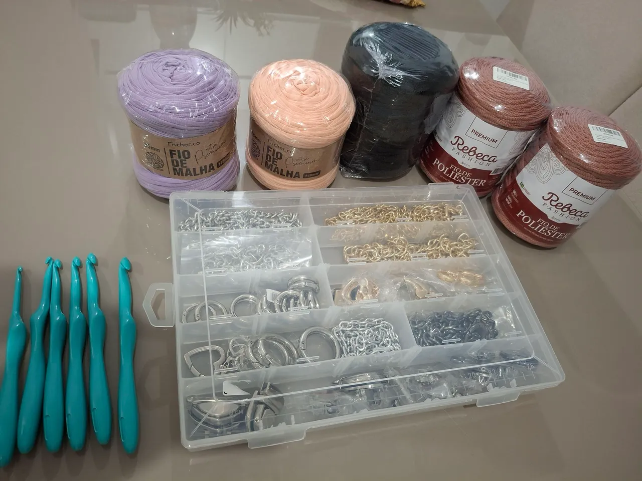 Acessórios completo para artesanato ( tudo novo)