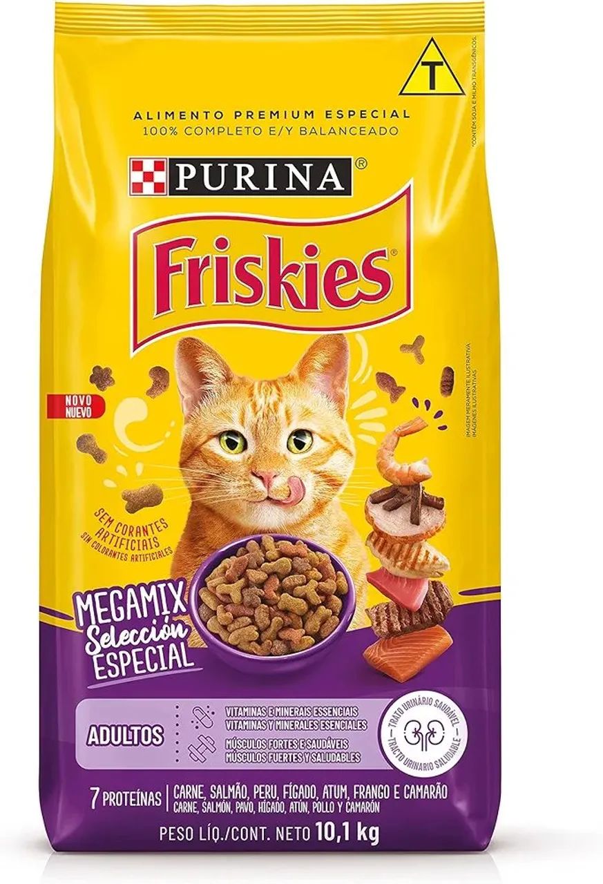 Ração Friskies Megamix Seleção Especial para Gatos Adultos 10,1kg - Foto 3