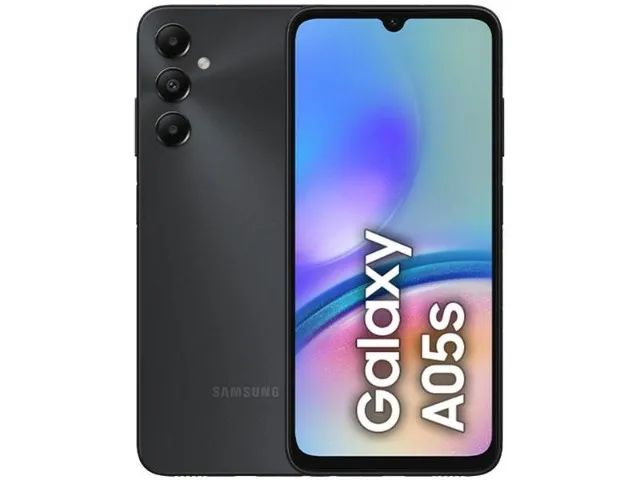 Smartphone Samsung Galaxy A05s 6,7" 128GB Preto 6GB RAM Câm. Tripla 50MP + Selfie 13MP Bat