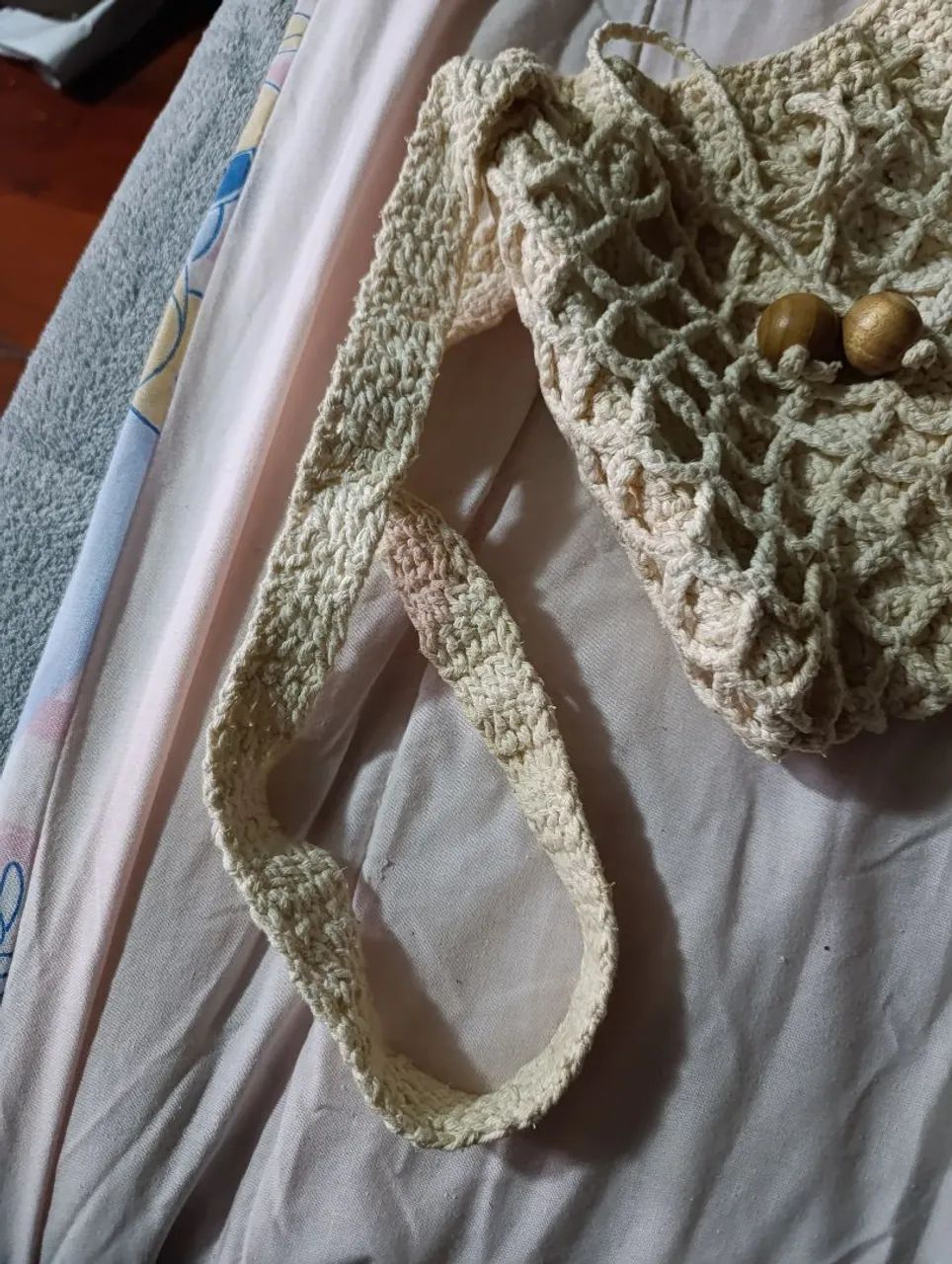 Bolsa de crochê artesanal - Foto 3