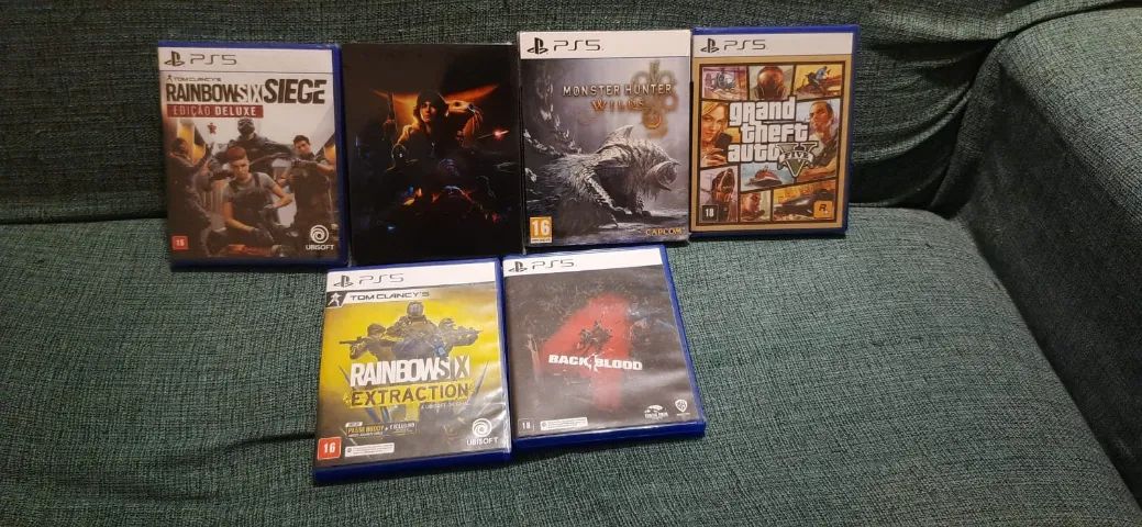 Jogos de ps5 lacrado/usados