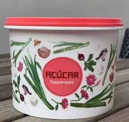 Tupper Caixa Açúcar Floral (1,7 L) Tupperware