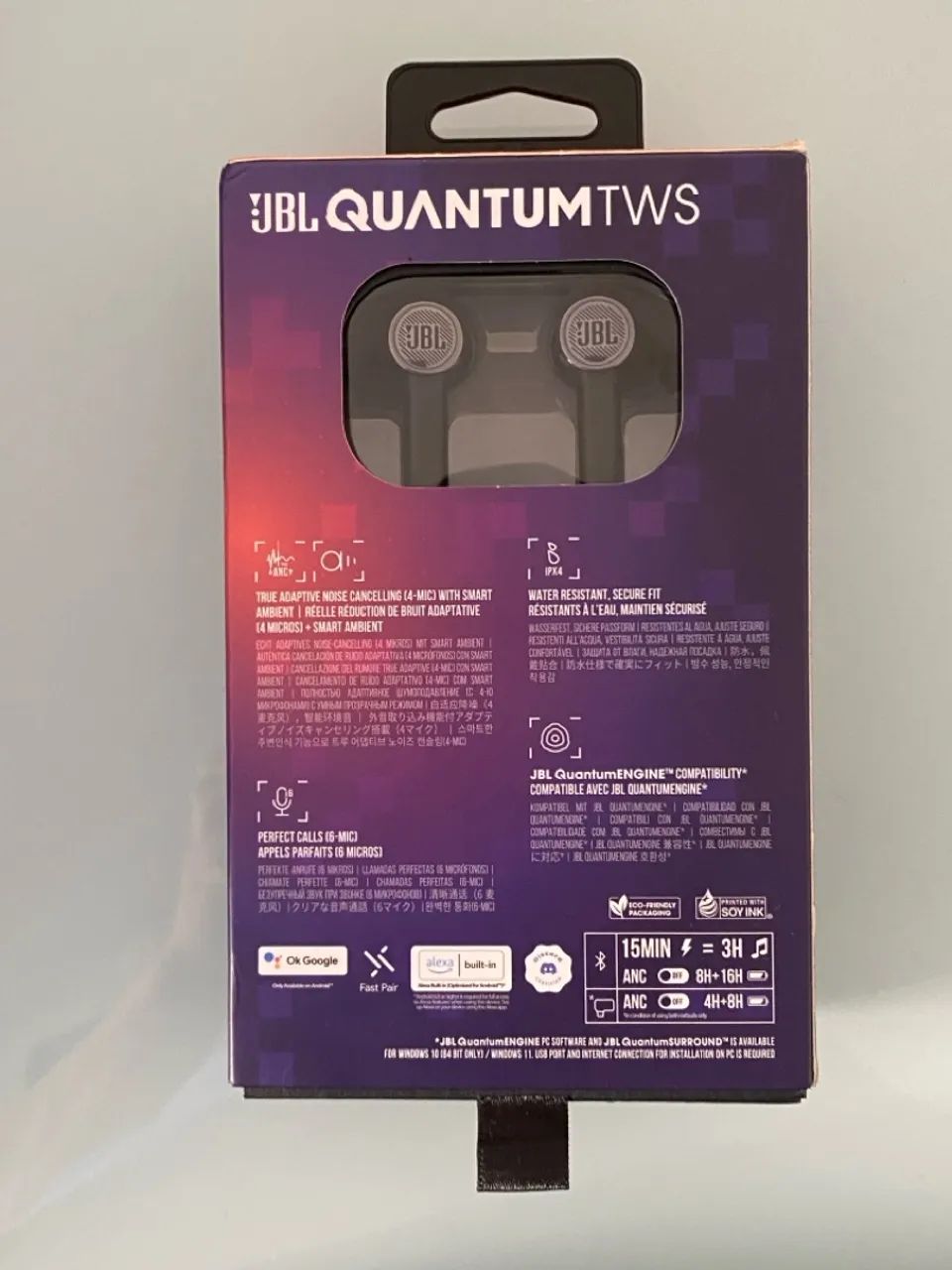 JBL Quantum TWS - Som Surround Imersivo para Gamers - Foto 3
