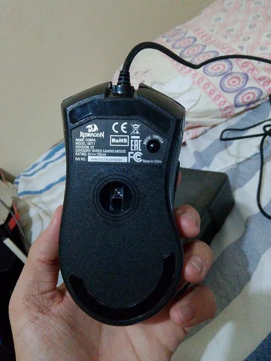 Mouse gamer REDRAGON COBRA M711 (com defeito, ler descrição) - Foto 3