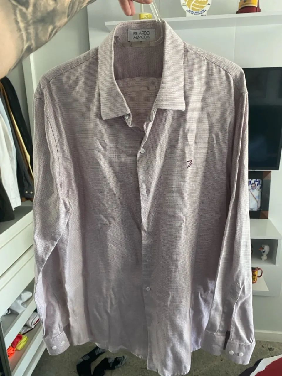 Camisa Social Maculina Ricardo Almeida - Foto 3