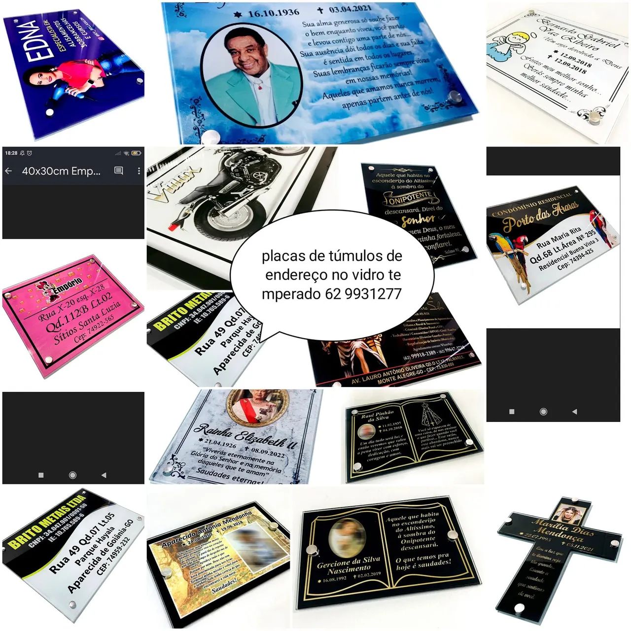Placas póstuma 
