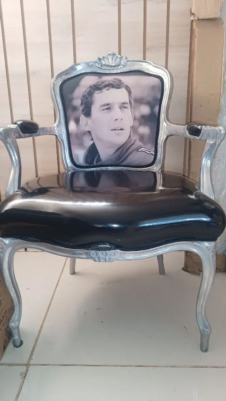 Poltrona Decorativa Especial Ayrton Senna - Foto 5