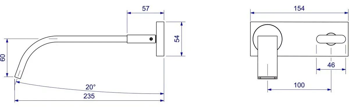 Torneira Deca De Parede Com Chapa Para Lavatório Polo Gold - Foto 3