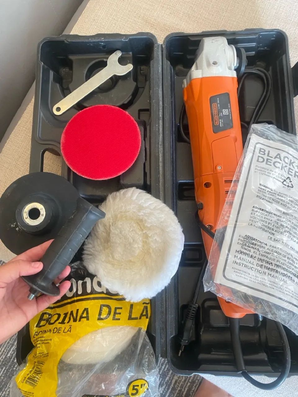 VENDE - SE POLITRIZ WP600K-BR (127V) BLACK+DECKER - Foto 3