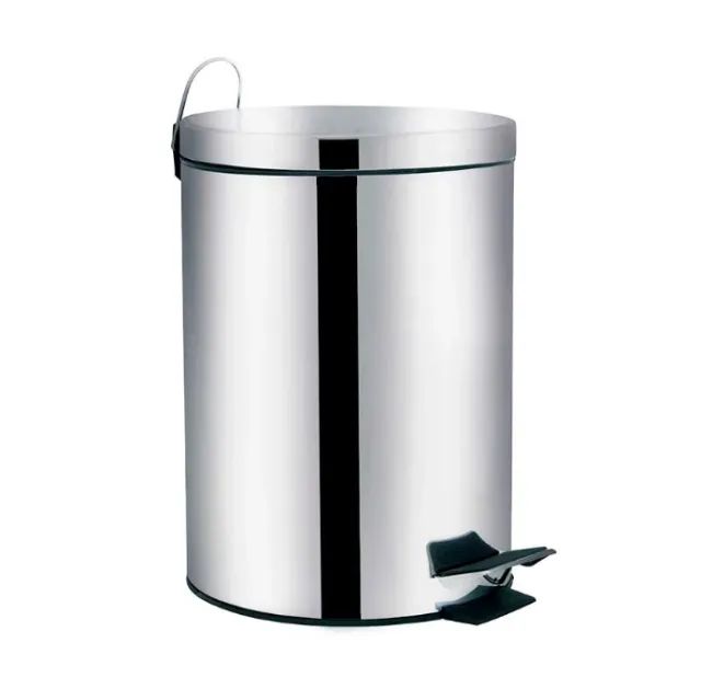 Lixeira Inox 5 Litros Com balde Removível 
