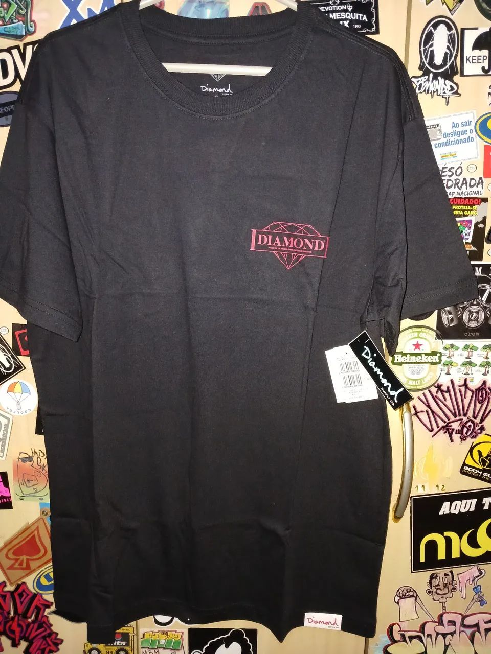 Camiseta Diamond Supply Co. Preta - Original G